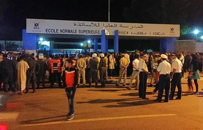 الأمن يمنع بالقوة مسيرة لـ”10 آلاف إطار تربوي” بمرتيل (صور)