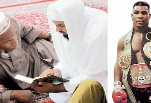مايك تايسون..وحش الملاكمة يـرقّ قلبه لنور الإسلام (صور)