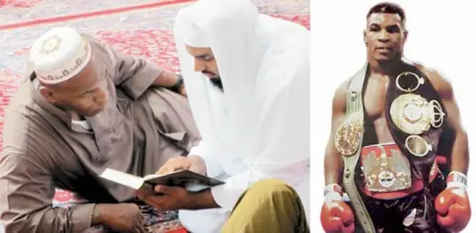 مايك تايسون..وحش الملاكمة يـرقّ قلبه لنور الإسلام (صور)