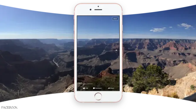 فيسبوك أصبح متوافقا مع صور 360 درجة