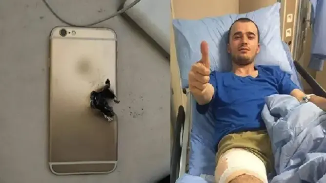 “أيفون” ينقذ جنديا تركيا من رصاصة قاتلة