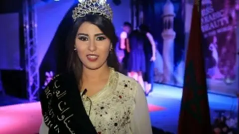المغربية نجلاء العمراني ملكة حسناوات العرب في 2016