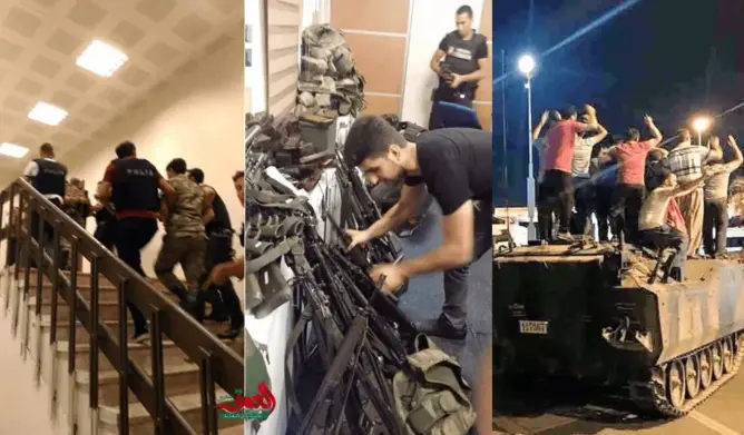 الشرطة التركية تتصدى للانقلاب وتعتقل عددا من المشاركين فيه