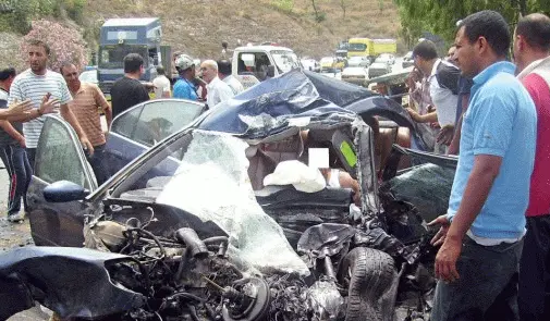 مصرع ثمانية أشخاص في حادث سير خطيرة بسيدي بنور