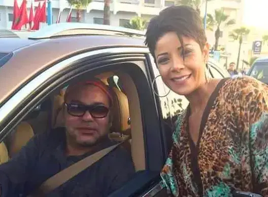الممثلة ليلى الحديوي تنشر صورتها مع الملك محمد السادس