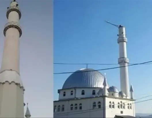صربي يعتدي على مأذنة مسجد في كوسوفو