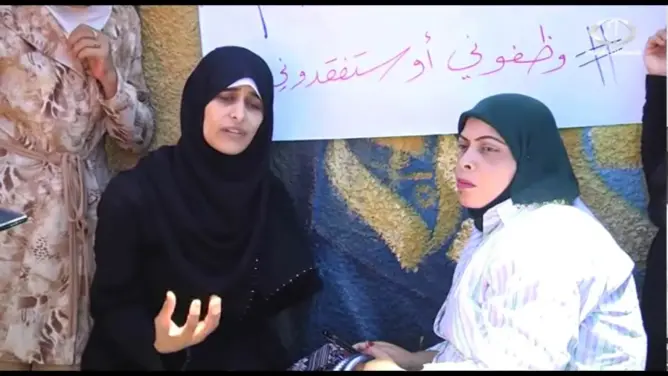 بعد شهر من إضرابها عن الطعام.. فلسطينية للأنروا: وظفوني أو ستفقدوني