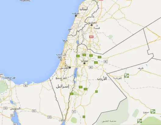 نشطاء يطالبون باستعادة “فلسطين” لخارطة “غوغل”