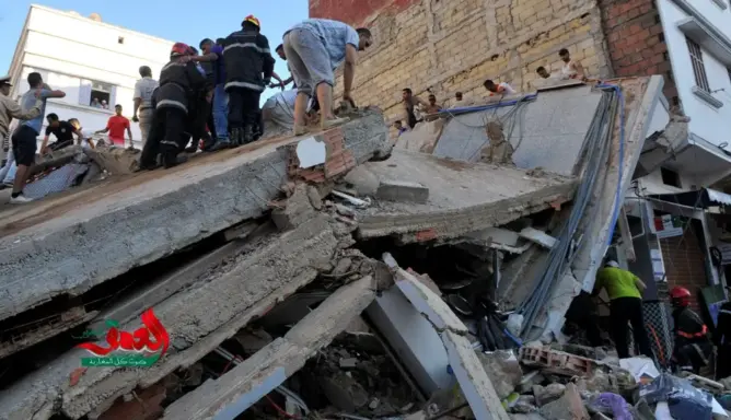 بالصور.. فاجعة انهيار عمارة البيضاء تخلف قتيلا و22 مصابا