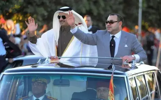 الملك يجري اتصالا هاتفيا مع أمير قطر وهذا ما دار بينهما