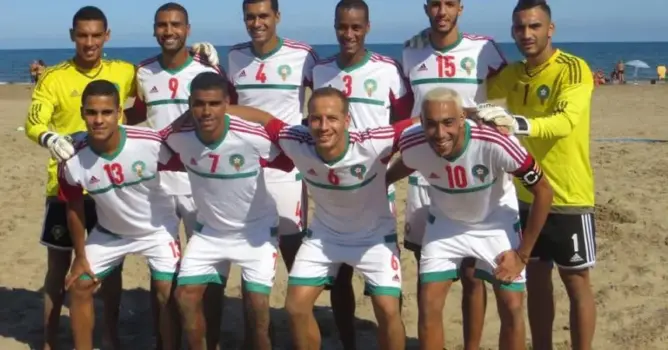 منتخب الكرة الشاطئية ينهي مبارياته الودية استعدادا للكان