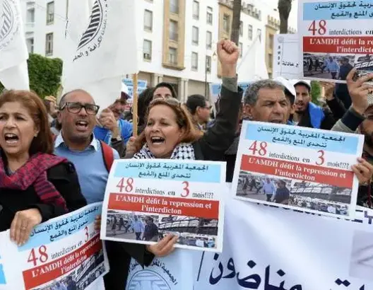 AMDH تدعو لتقرير المصير ودستور ديمقراطي في البرامج الانتخابية