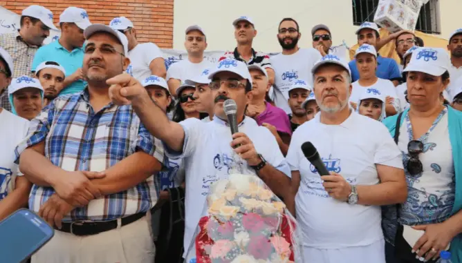 أعوان سلطة يخوضون حملة انتخابية لمرشح الجرار بدمنات أزيلال