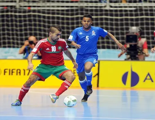 منتخب كرة القدم داخل القاعة يسقط أمام أذربيجان في المونديال