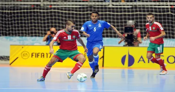 منتخب كرة القدم داخل القاعة يسقط أمام أذربيجان في المونديال