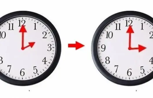لا تنسو العودة إلى الساعة القانونية الأحد الأخير من أكتوبر