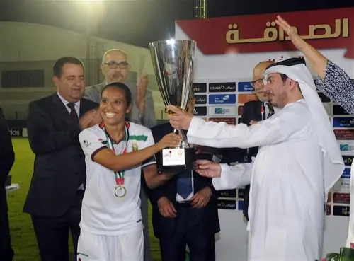 إناث الجيش الملكي يتوجن بكأس السوبر بأبوظبي