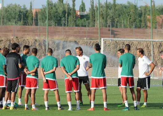 بعد العودة من الغابون .. الأسود يستعدون للقاء كندا بمراكش