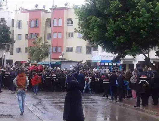 سلاويون يحتجون على مقتل “مشرمل” برصاص الشرطة