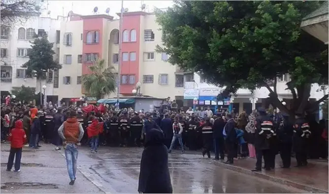 سلاويون يحتجون على مقتل “مشرمل” برصاص الشرطة