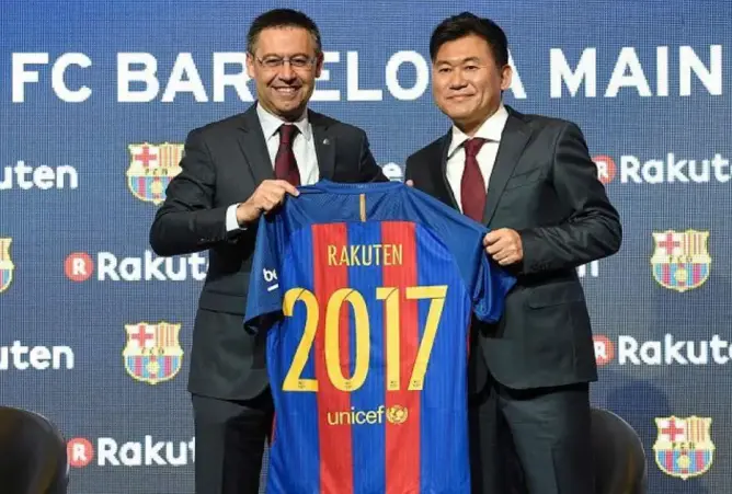 برشلونة يوقع عقد رعاية جديد مع شركة يابانية