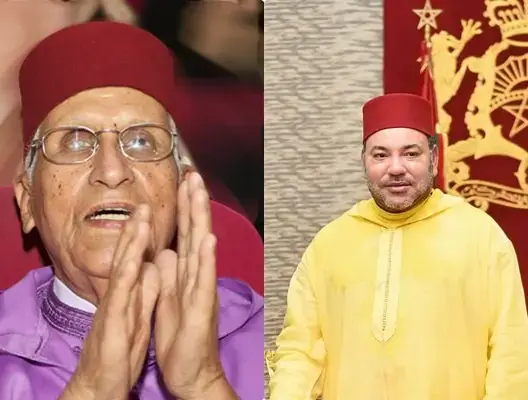 الملك يعزي أفراد أسرة الفنان المرحوم العربي الكوكبي