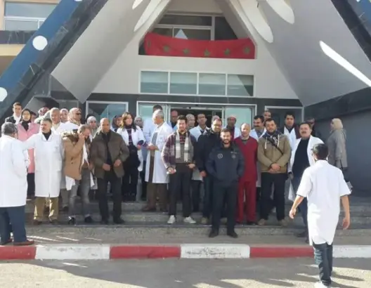 تنسيق نقابي بميدلت يشجب الاعتداء على طبيب
