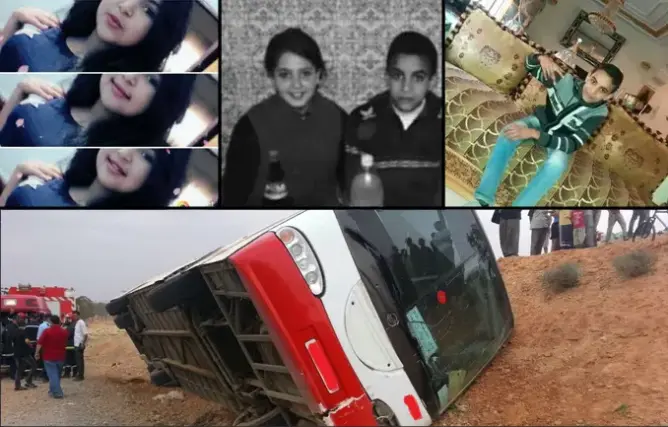 الملك يتكفل بدفن تلاميذ حافلة “بلقصيري” وهذه صور بعضهم