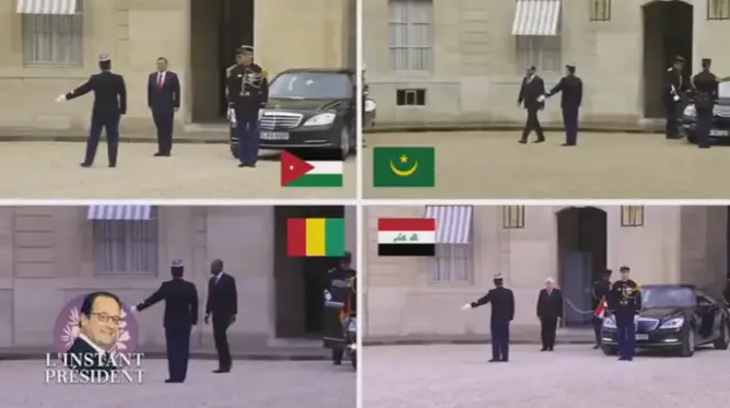 8 مواقف طريفة وغريبة لحرس السيسي (شاهد)