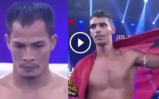 المغربي شاكر يهزم خصمه التايلاندي (فيديو)