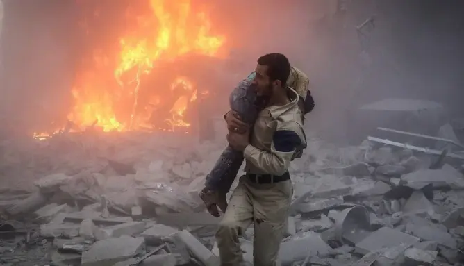 حلب تحترق والعالم يتفرج كما فعل في البوسنة والهرسيك والعراق وفلسطين‎
