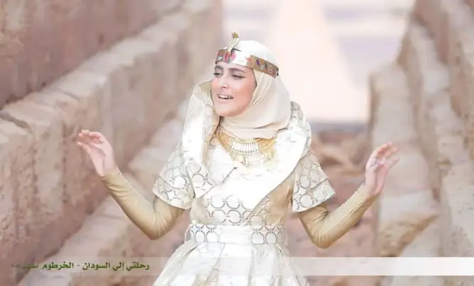 “أمينة كرم” تستعد لإطلاق أغنية السودانية ” بنت النيل”
