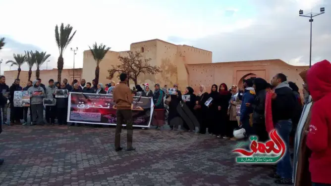 مراكشيون يتضامنون مع حلب ويطالبون برحيل بشار وروسيا