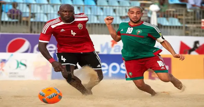 منتخب الكرة الشاطئية يهزم ليبيا في “كان” نيجيريا