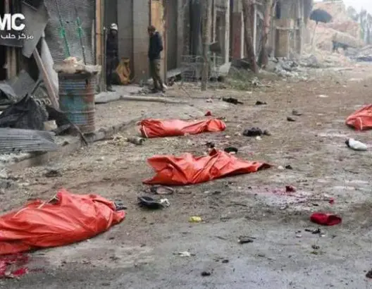 حلب تتحول إلى “شلال دم” ومذابح ميدانية لعائلات بأكملها (صور)