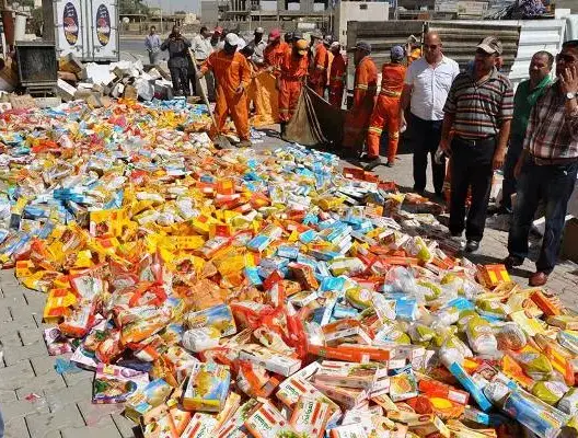 مكتب السلامة الصحية أتلف 4700 طن من المنتجات في 2016