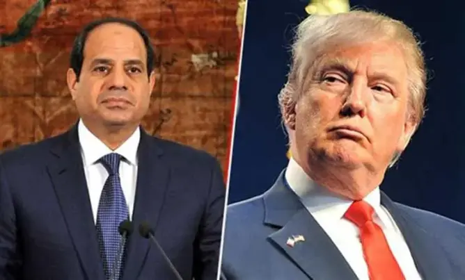 ترامب يهاتف السيسي اليوم