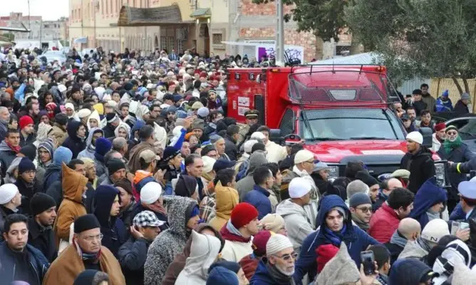 تشييع جثمان حمزة البودشيشي بحضور مستشاري الملك ووزراء
