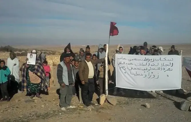 سكان دوار بميدلت يحتجون لوقف تحفيظ أراضيهم