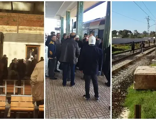 تأخر كبير لقطارات لخليع يحدث ارتباكا في مصالح المسافرين