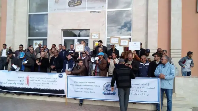 بريديو درعة يحتجون ضد “الاستخفاف” بمطالبهم