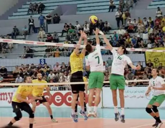 نتائج وترتيب بطولة كرة الطائرة بعد إجراء 5 دورات