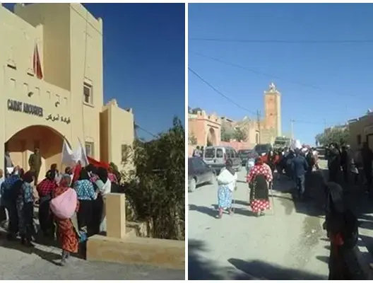 وفاة حامل يدفع نساء “إملشيل” للإحتجاج