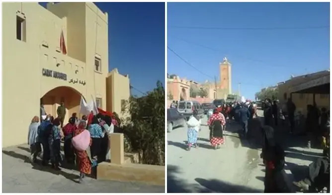 وفاة حامل يدفع نساء “إملشيل” للإحتجاج