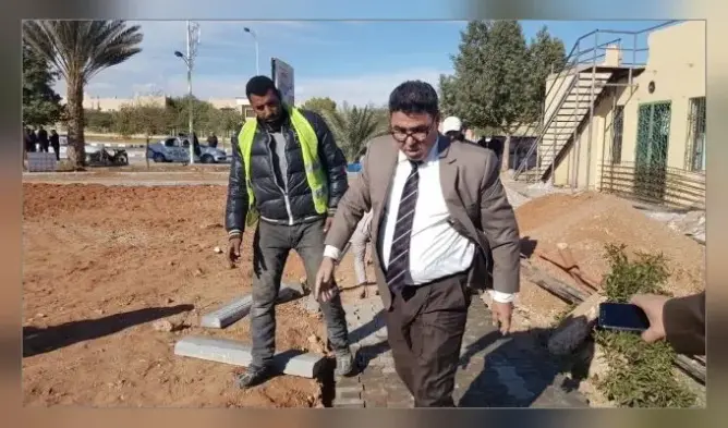 برلماني سابق عن الوردة يمنع أشغال تهيئة فضاء أخضر بالرشيدية