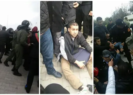 الأمن بالرباط يستعمل القوة لتفريق الأساتذة المتدربين