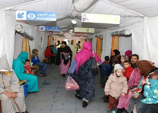 حصيلة المستشفى المدني المتنقل لوزارة الصحة بدائرة القباب إقليم خنيفرة