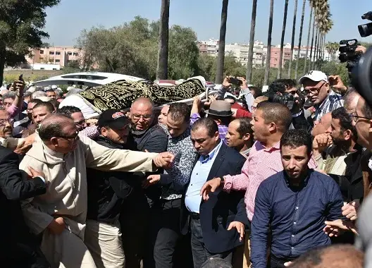 جثمان البرلماني المقتول يوارى الثرى بمقبرة الشهداء بالبيضاء