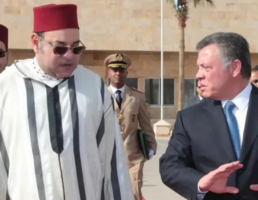 الملك يعزي العاهل الأردني إثر وفاة والد الأميرة رجوة الحسين