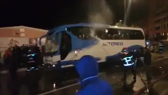 فض اعتصام معطلين العيون بالقوة